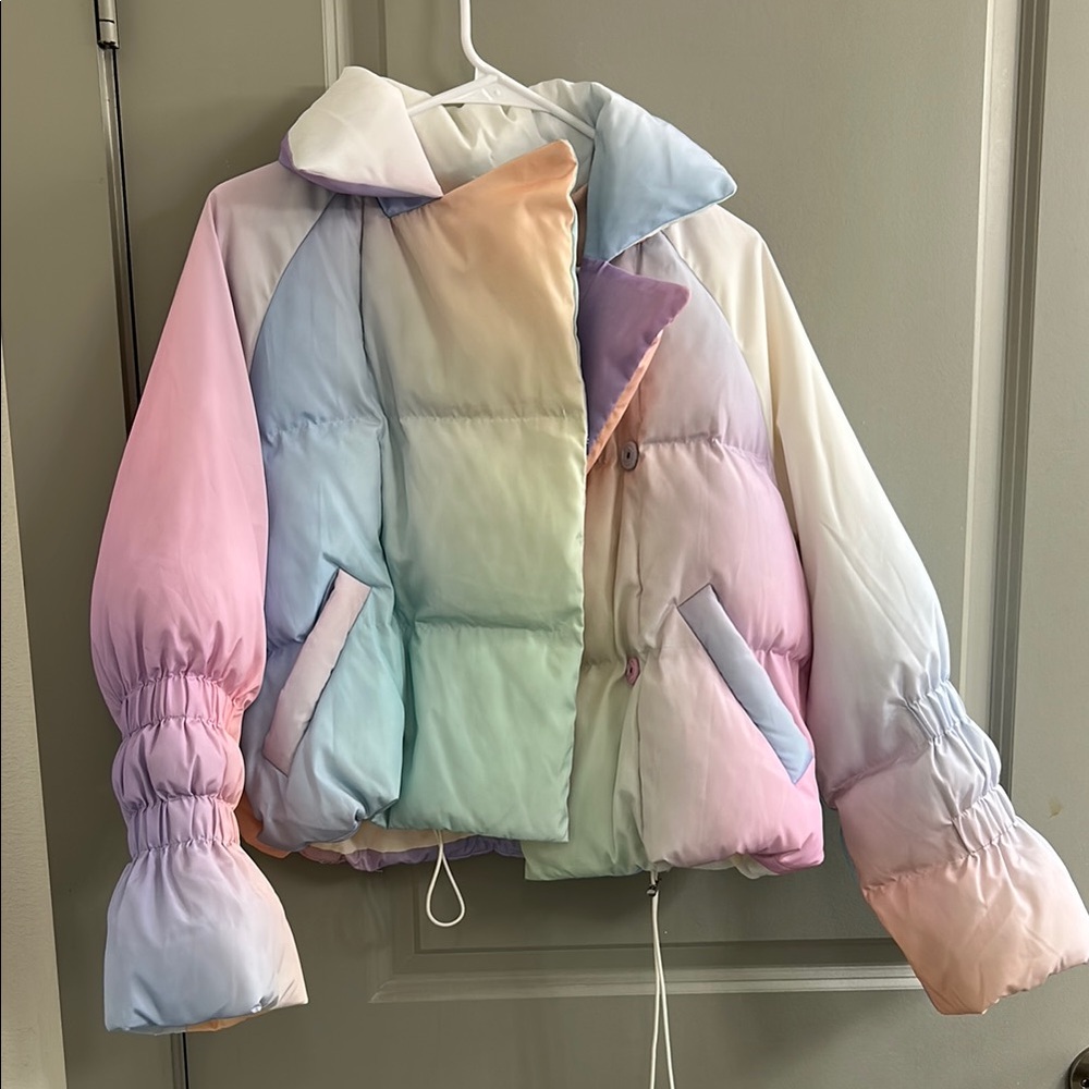 Pastel Color Puffer Jacket